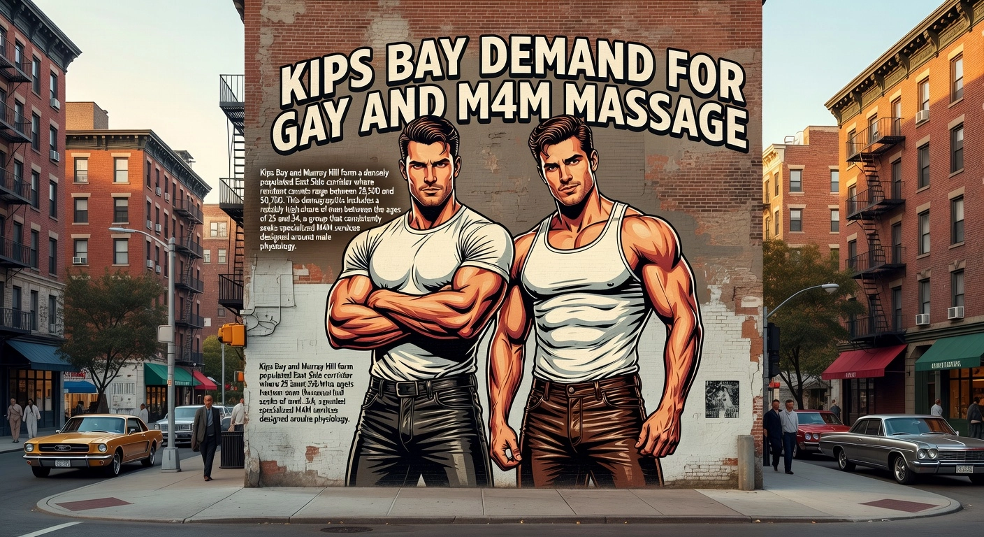 Create a professional image for the section titled "Kips ... AI-generated image: Create a professional image for the section titled "Kips Bay Demand for Gay a...