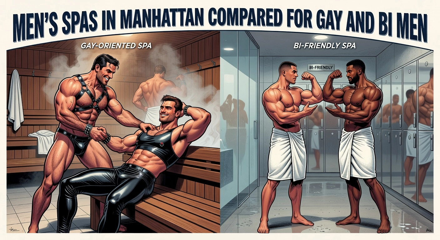 Men's Spas in Manhattan Compared for Gay and Bi Men