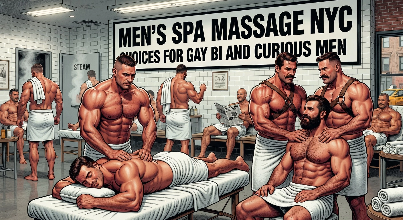 Men's Spa Massage NYC Choices for Gay Bi and Curious Men