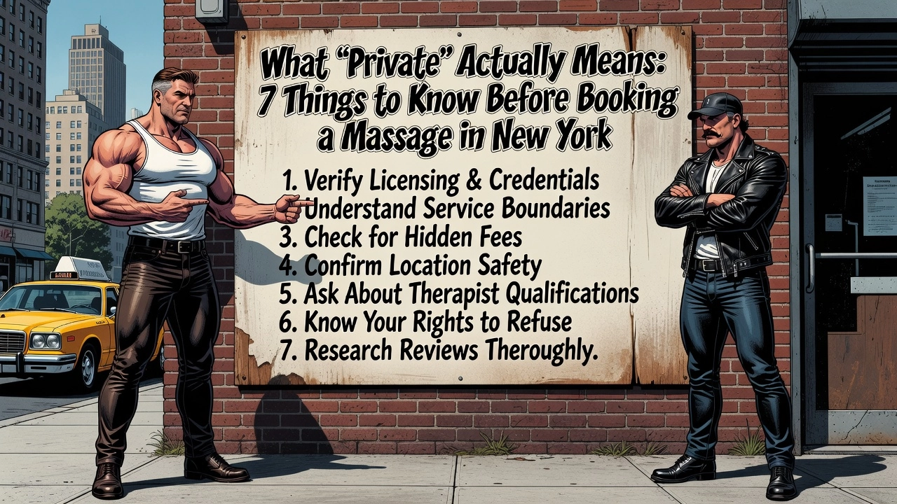 What 'Private' Actually Means: 7 Things to Know Before Booking a Massage in New York